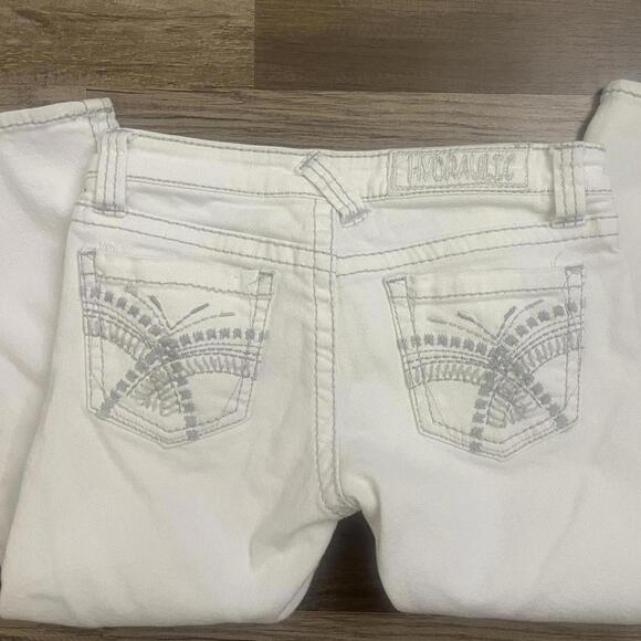 white low rise jeans mcbling y2k grunge - Picture 6 of 8